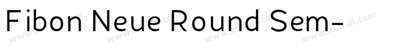 Fibon Neue Round Sem字体转换 Fibon Neue Round Sem字体转换
